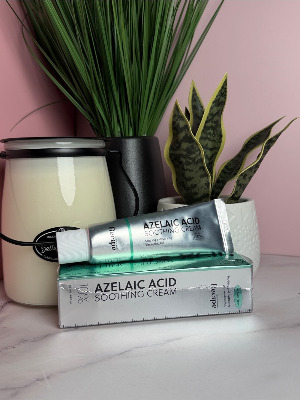 Glow Recipe Azelaic Acid Soothing Cream — Silver & Green